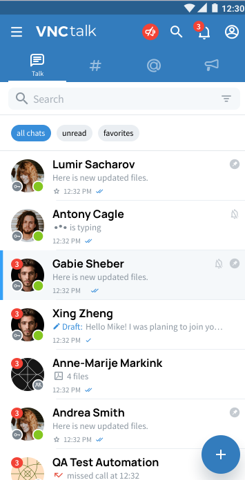 Chips to filter Chats / Group Chats