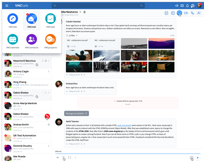 Improved selection of subscribed applications