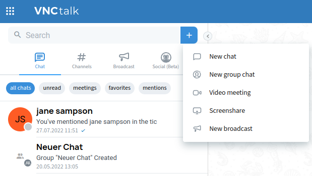 Create scheduled meetings with VNCtalk!