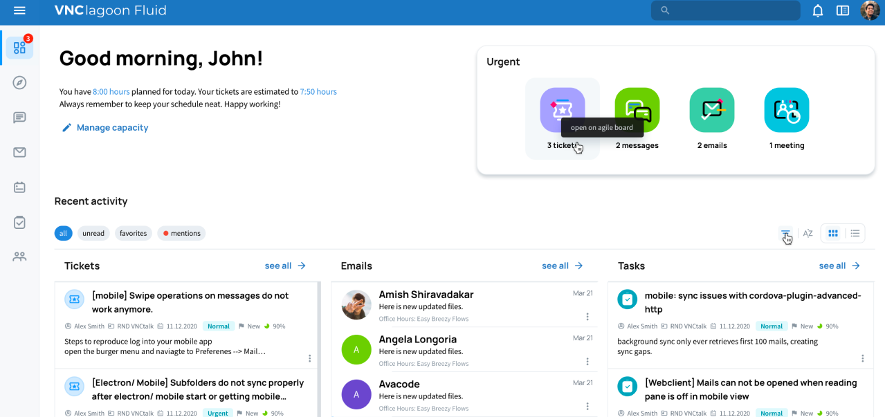 VNCfluid Dashboard