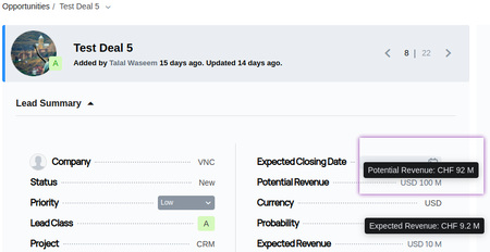 Multi-Currency in VNCcrm
