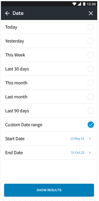 Neue E-Mail-Filter in der globalen Suche